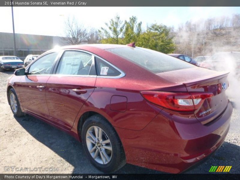 Venetian Red / Gray 2016 Hyundai Sonata SE