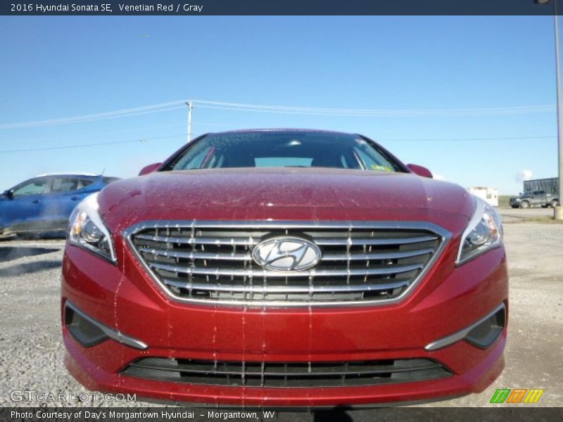 Venetian Red / Gray 2016 Hyundai Sonata SE