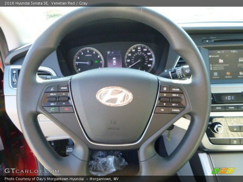Venetian Red / Gray 2016 Hyundai Sonata SE