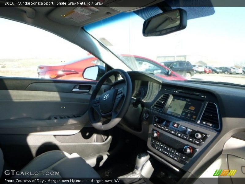 Shale Gray Metallic / Gray 2016 Hyundai Sonata Sport