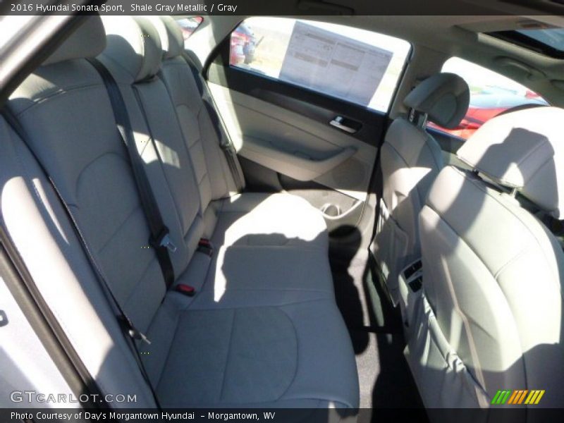 Shale Gray Metallic / Gray 2016 Hyundai Sonata Sport