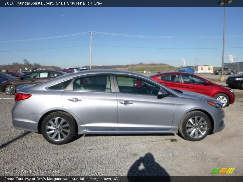 Shale Gray Metallic / Gray 2016 Hyundai Sonata Sport