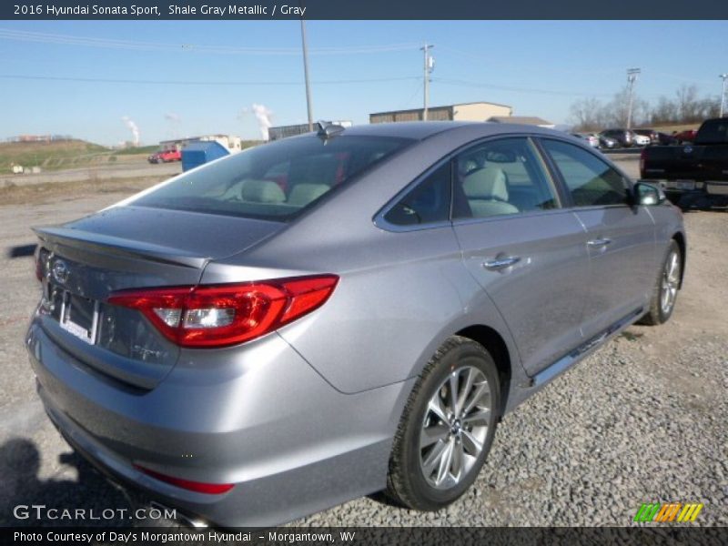 Shale Gray Metallic / Gray 2016 Hyundai Sonata Sport