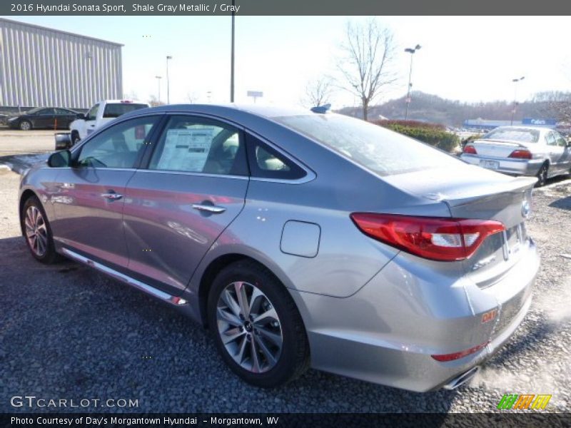 Shale Gray Metallic / Gray 2016 Hyundai Sonata Sport
