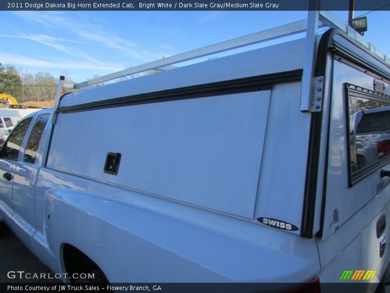 Bright White / Dark Slate Gray/Medium Slate Gray 2011 Dodge Dakota Big Horn Extended Cab