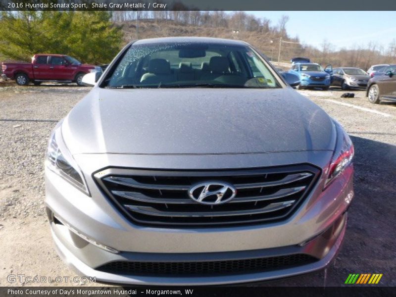 Shale Gray Metallic / Gray 2016 Hyundai Sonata Sport