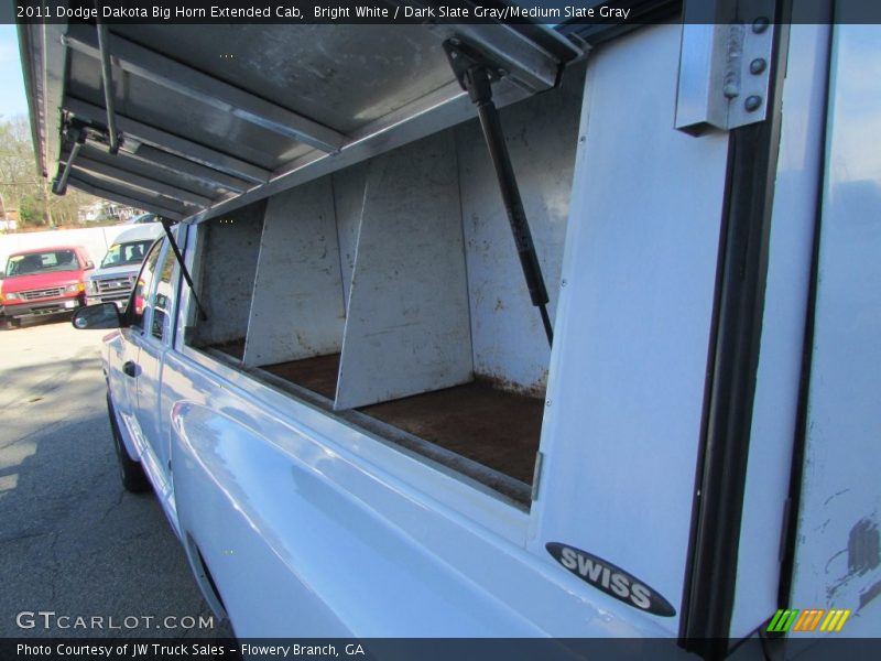 Bright White / Dark Slate Gray/Medium Slate Gray 2011 Dodge Dakota Big Horn Extended Cab