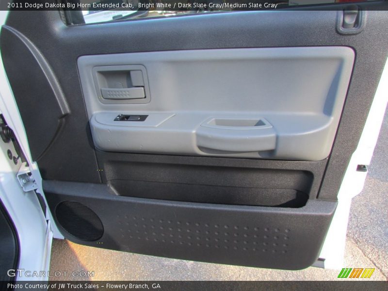 Bright White / Dark Slate Gray/Medium Slate Gray 2011 Dodge Dakota Big Horn Extended Cab