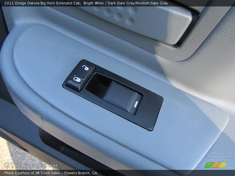 Bright White / Dark Slate Gray/Medium Slate Gray 2011 Dodge Dakota Big Horn Extended Cab