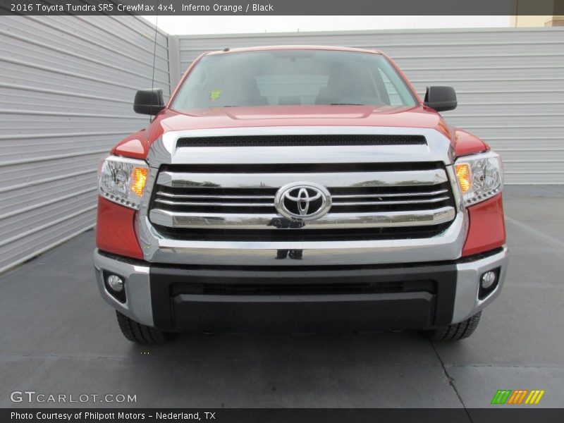 Inferno Orange / Black 2016 Toyota Tundra SR5 CrewMax 4x4