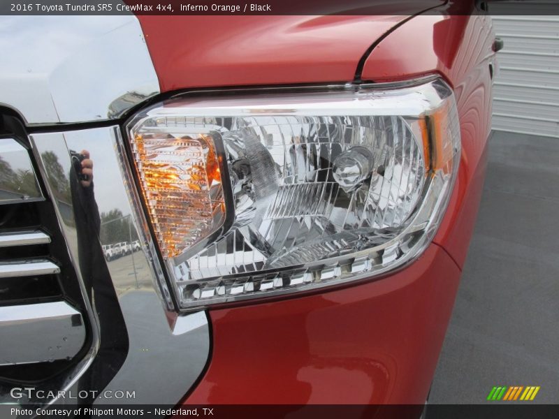 Inferno Orange / Black 2016 Toyota Tundra SR5 CrewMax 4x4