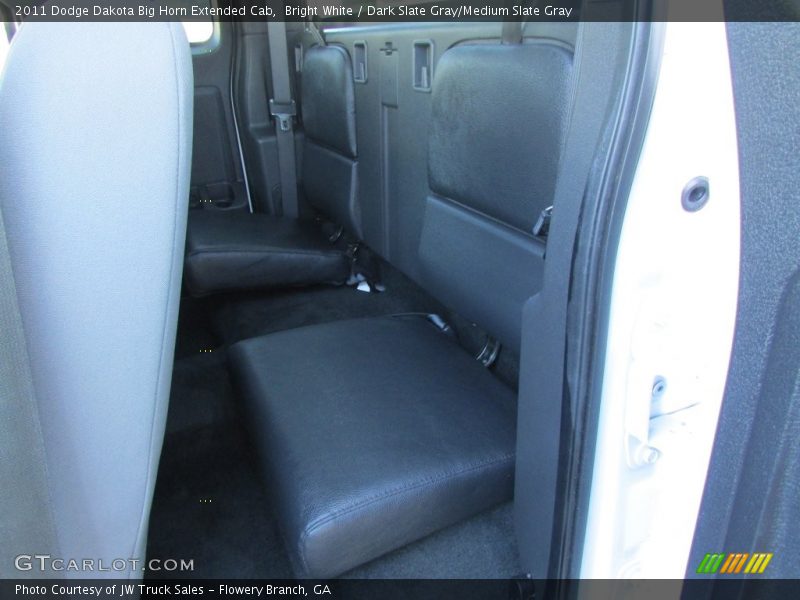Bright White / Dark Slate Gray/Medium Slate Gray 2011 Dodge Dakota Big Horn Extended Cab