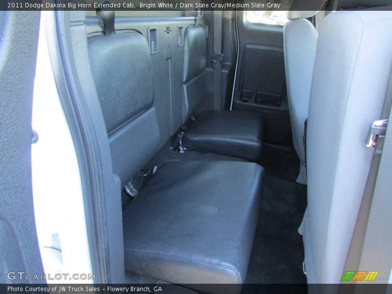 Bright White / Dark Slate Gray/Medium Slate Gray 2011 Dodge Dakota Big Horn Extended Cab