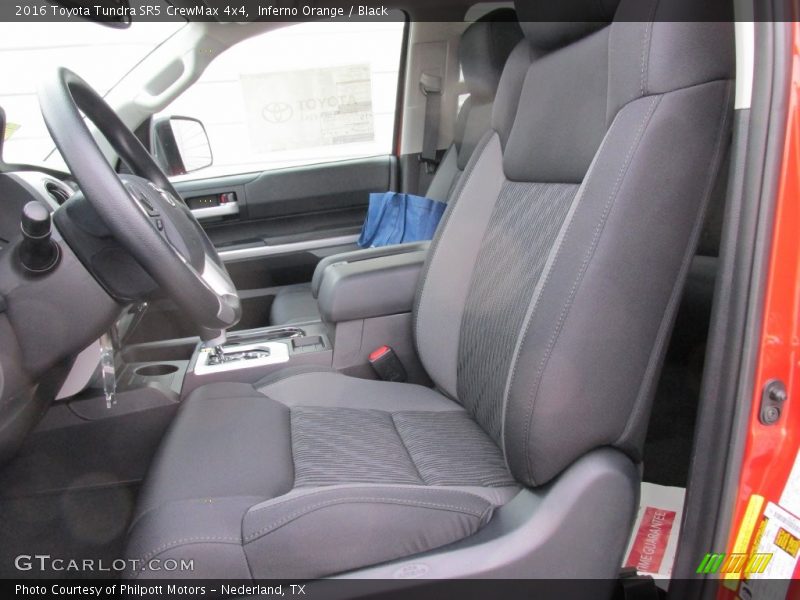 Inferno Orange / Black 2016 Toyota Tundra SR5 CrewMax 4x4