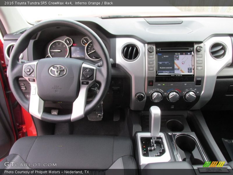Inferno Orange / Black 2016 Toyota Tundra SR5 CrewMax 4x4