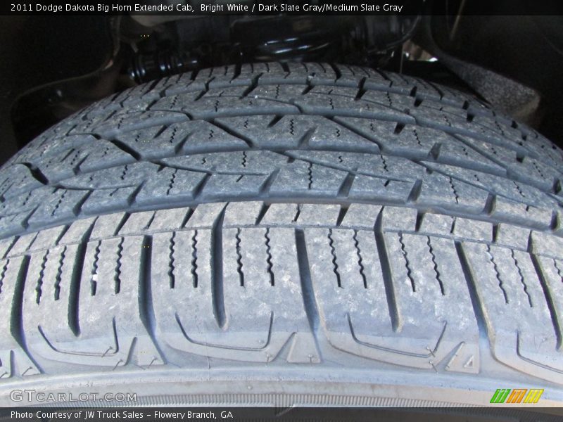 Bright White / Dark Slate Gray/Medium Slate Gray 2011 Dodge Dakota Big Horn Extended Cab