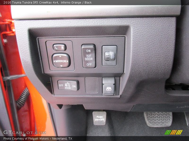 Inferno Orange / Black 2016 Toyota Tundra SR5 CrewMax 4x4