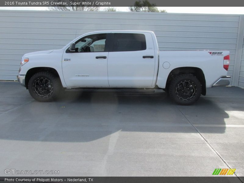 Super White / Graphite 2016 Toyota Tundra SR5 CrewMax
