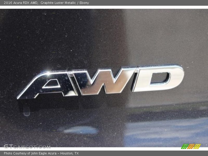 Graphite Luster Metallic / Ebony 2016 Acura RDX AWD
