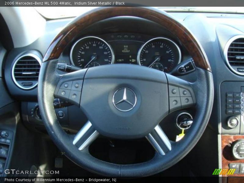 Iridium Silver Metallic / Black 2006 Mercedes-Benz ML 500 4Matic
