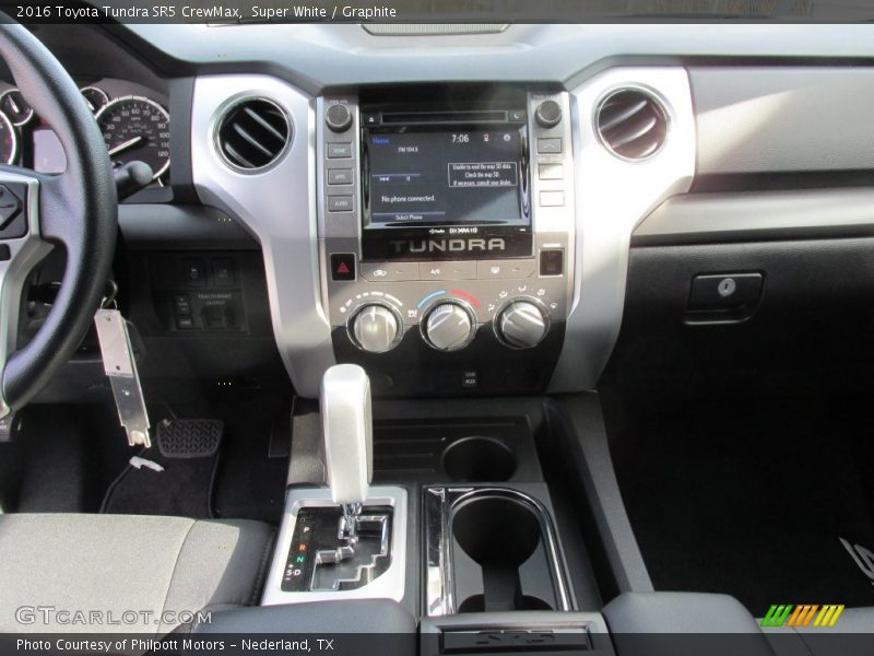 Super White / Graphite 2016 Toyota Tundra SR5 CrewMax