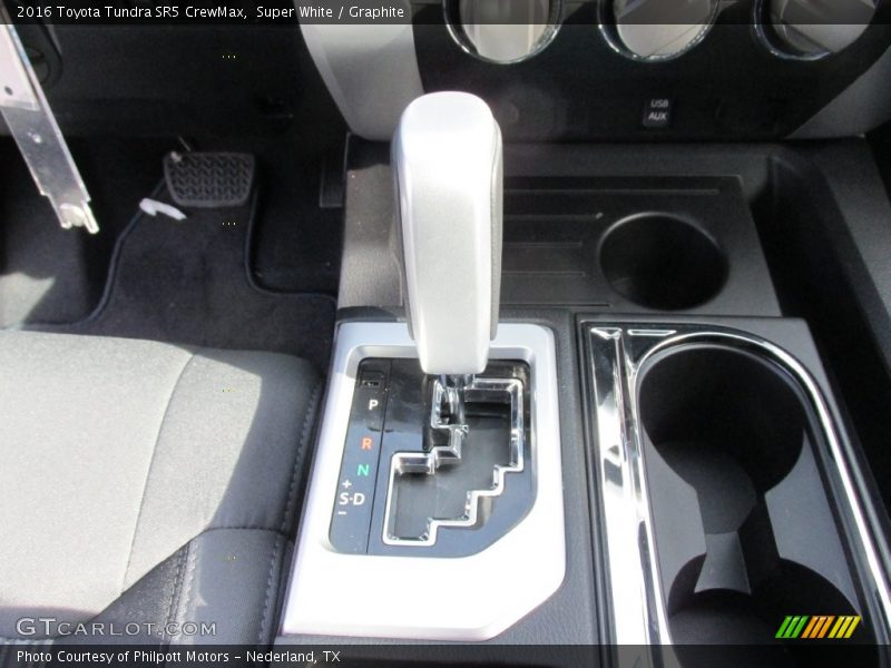 Super White / Graphite 2016 Toyota Tundra SR5 CrewMax