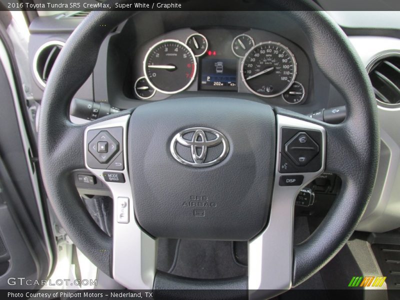 Super White / Graphite 2016 Toyota Tundra SR5 CrewMax