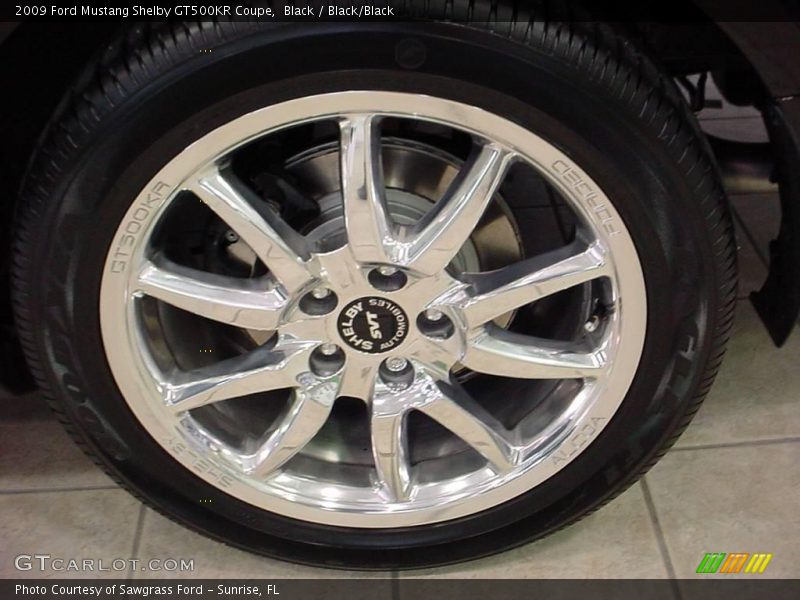 Black / Black/Black 2009 Ford Mustang Shelby GT500KR Coupe