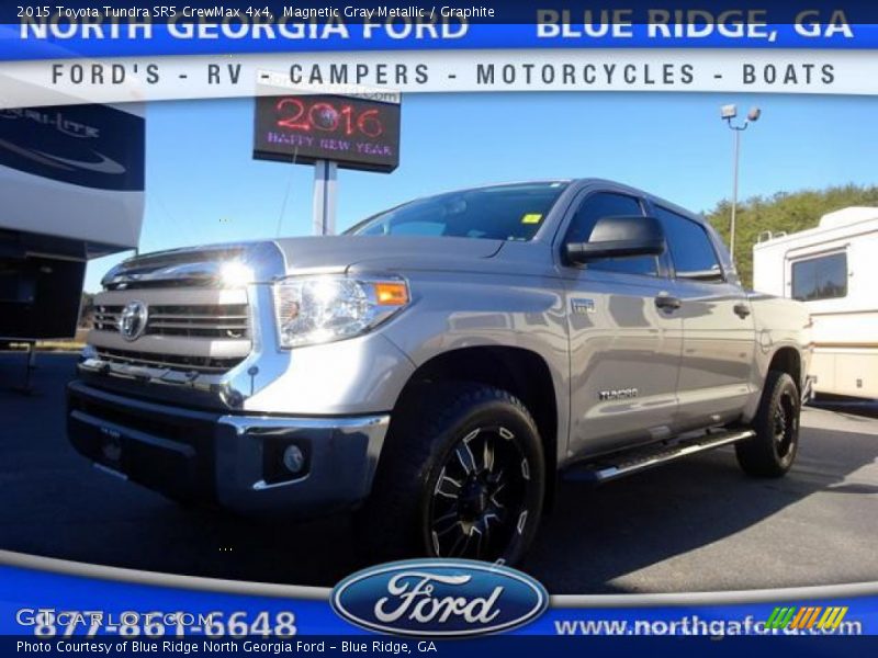 Magnetic Gray Metallic / Graphite 2015 Toyota Tundra SR5 CrewMax 4x4