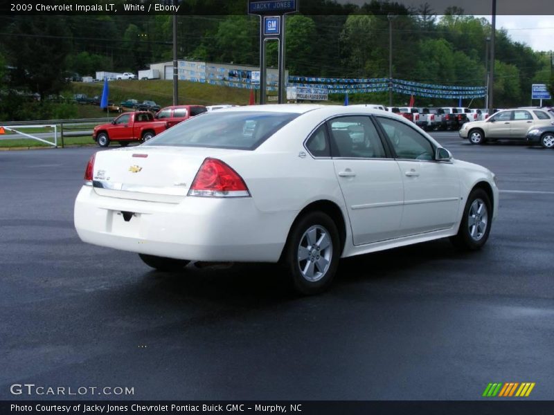 White / Ebony 2009 Chevrolet Impala LT