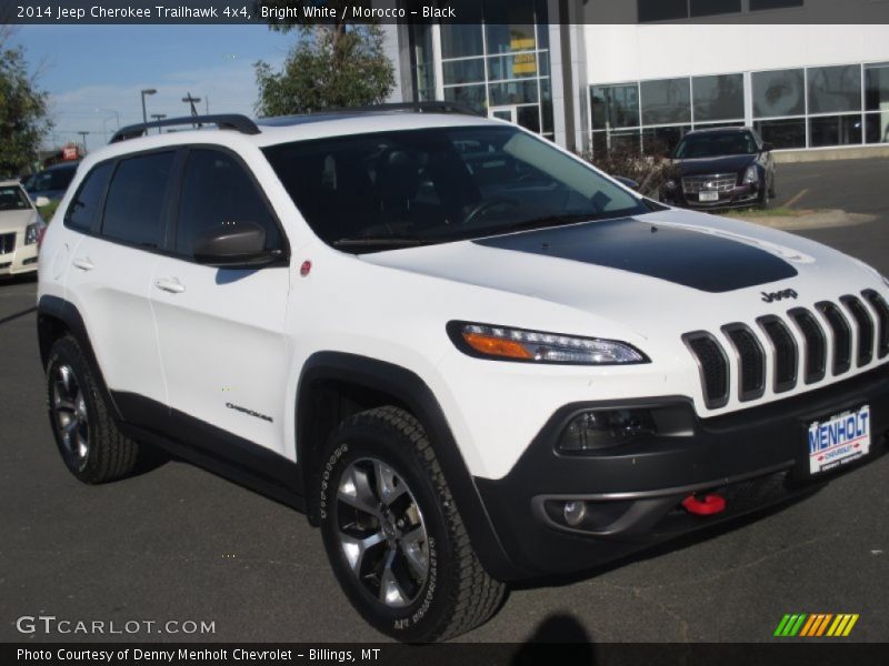 Bright White / Morocco - Black 2014 Jeep Cherokee Trailhawk 4x4