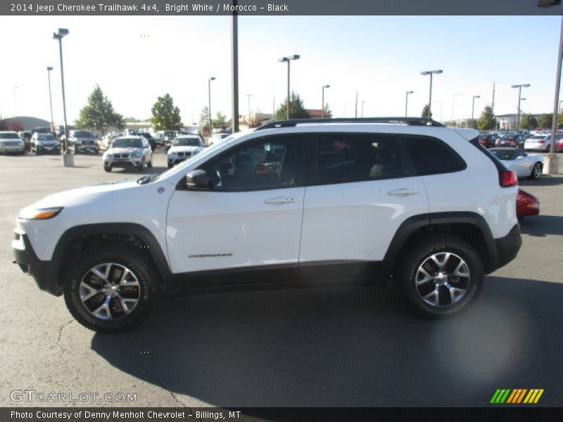 Bright White / Morocco - Black 2014 Jeep Cherokee Trailhawk 4x4