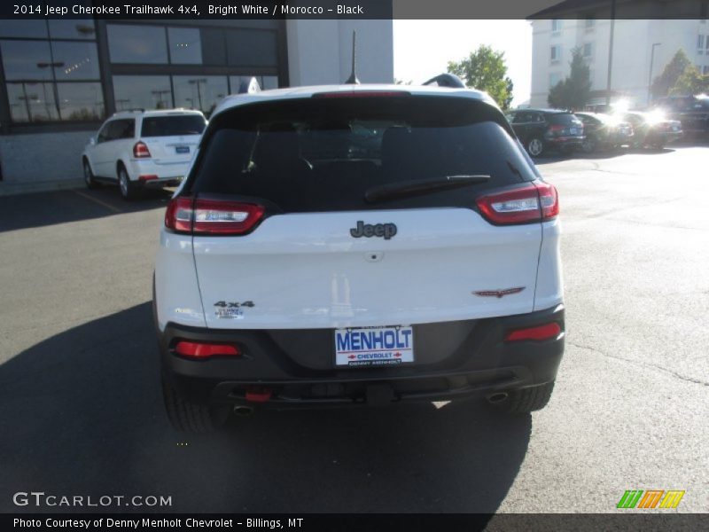 Bright White / Morocco - Black 2014 Jeep Cherokee Trailhawk 4x4