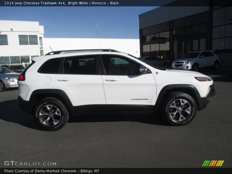 Bright White / Morocco - Black 2014 Jeep Cherokee Trailhawk 4x4