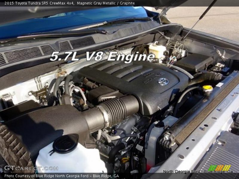 Magnetic Gray Metallic / Graphite 2015 Toyota Tundra SR5 CrewMax 4x4