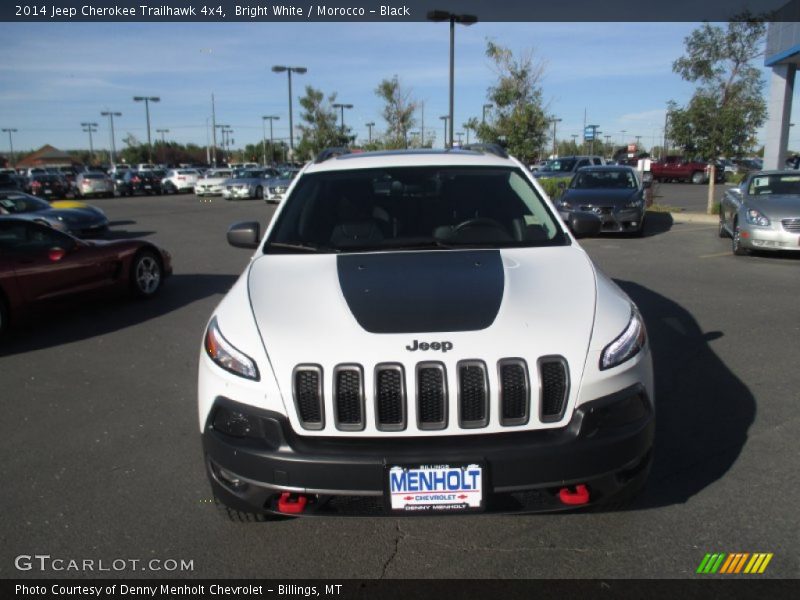 Bright White / Morocco - Black 2014 Jeep Cherokee Trailhawk 4x4