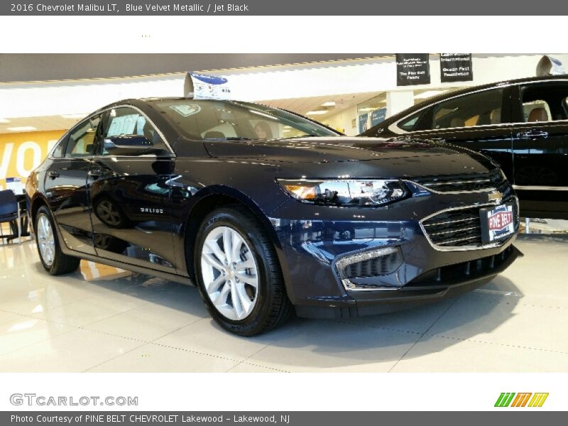 Blue Velvet Metallic / Jet Black 2016 Chevrolet Malibu LT