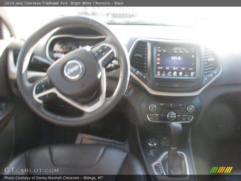 Bright White / Morocco - Black 2014 Jeep Cherokee Trailhawk 4x4