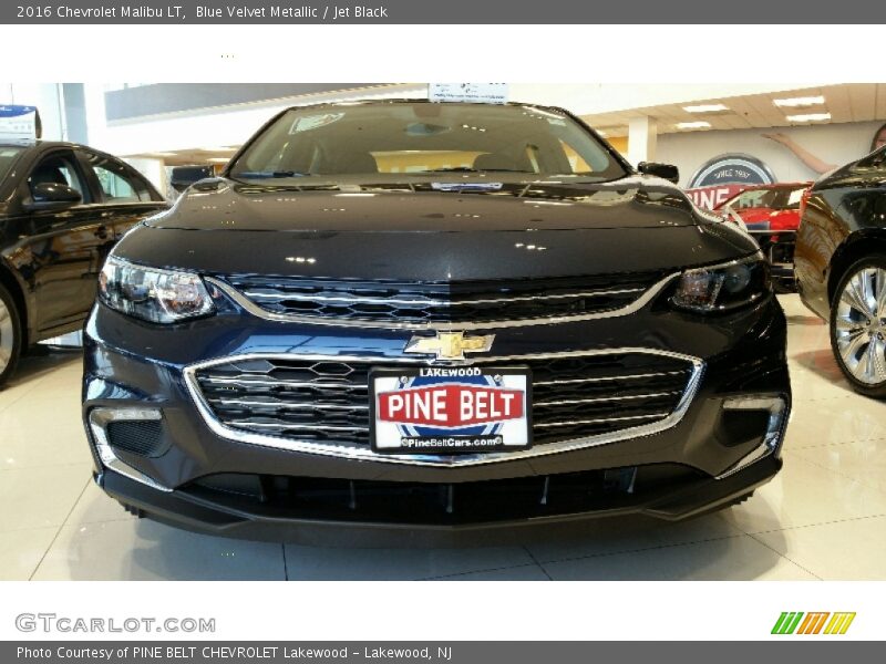 Blue Velvet Metallic / Jet Black 2016 Chevrolet Malibu LT