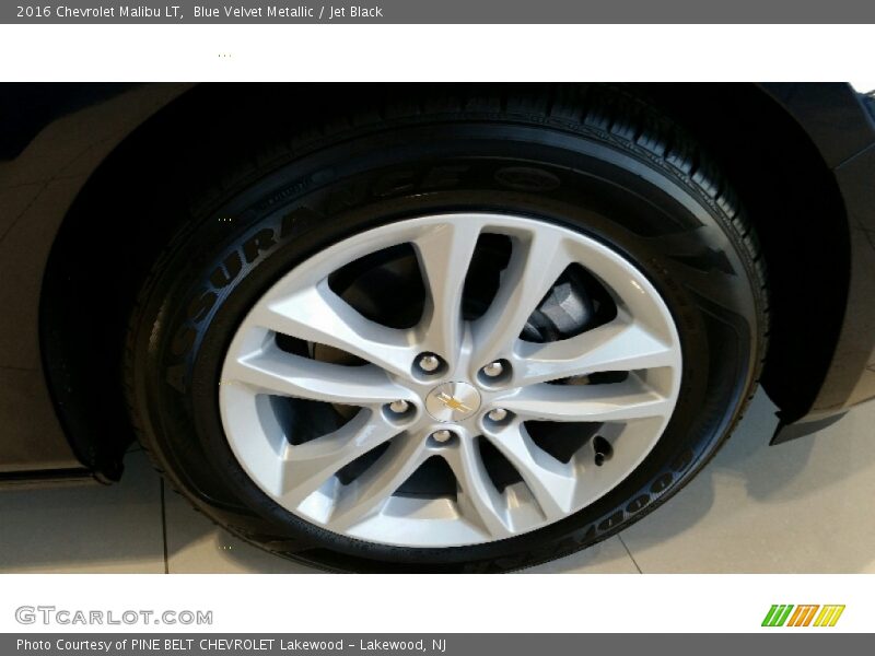 Blue Velvet Metallic / Jet Black 2016 Chevrolet Malibu LT