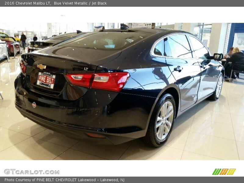 Blue Velvet Metallic / Jet Black 2016 Chevrolet Malibu LT