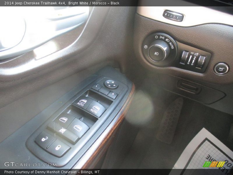 Bright White / Morocco - Black 2014 Jeep Cherokee Trailhawk 4x4