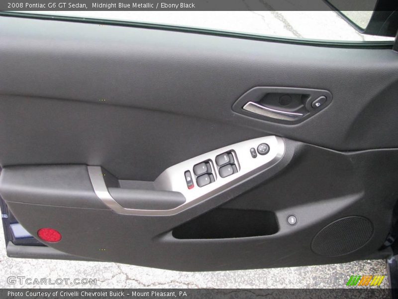 Midnight Blue Metallic / Ebony Black 2008 Pontiac G6 GT Sedan