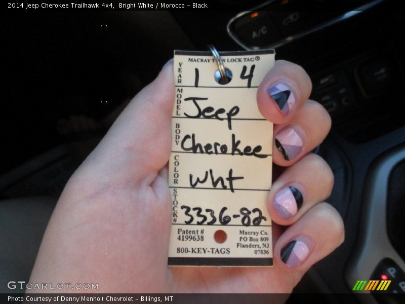 Bright White / Morocco - Black 2014 Jeep Cherokee Trailhawk 4x4