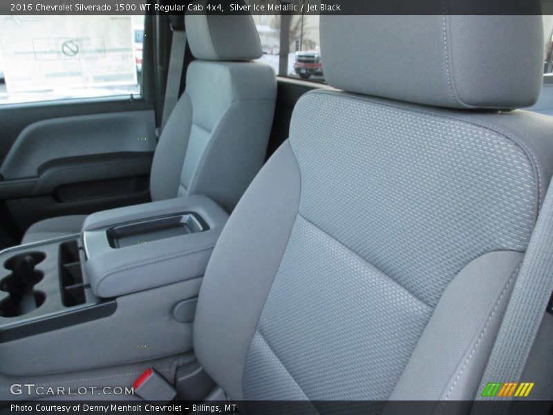 Silver Ice Metallic / Jet Black 2016 Chevrolet Silverado 1500 WT Regular Cab 4x4