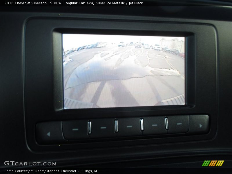 Silver Ice Metallic / Jet Black 2016 Chevrolet Silverado 1500 WT Regular Cab 4x4