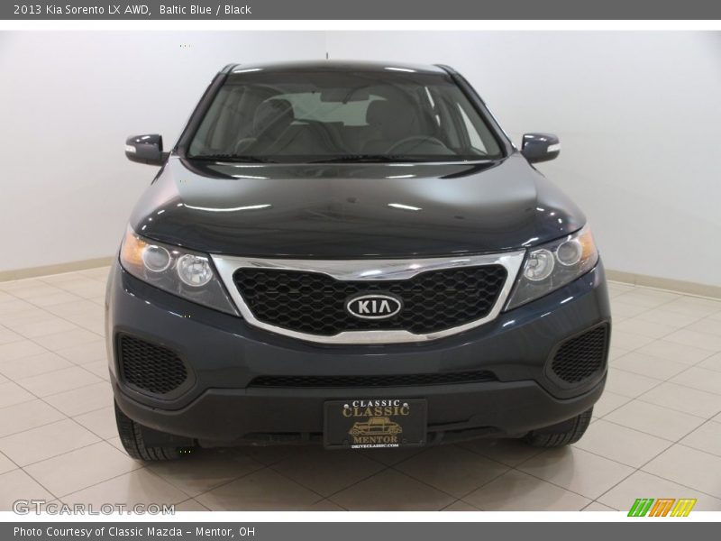 Baltic Blue / Black 2013 Kia Sorento LX AWD
