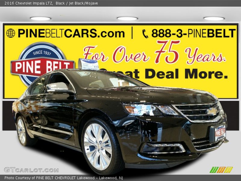 Black / Jet Black/Mojave 2016 Chevrolet Impala LTZ