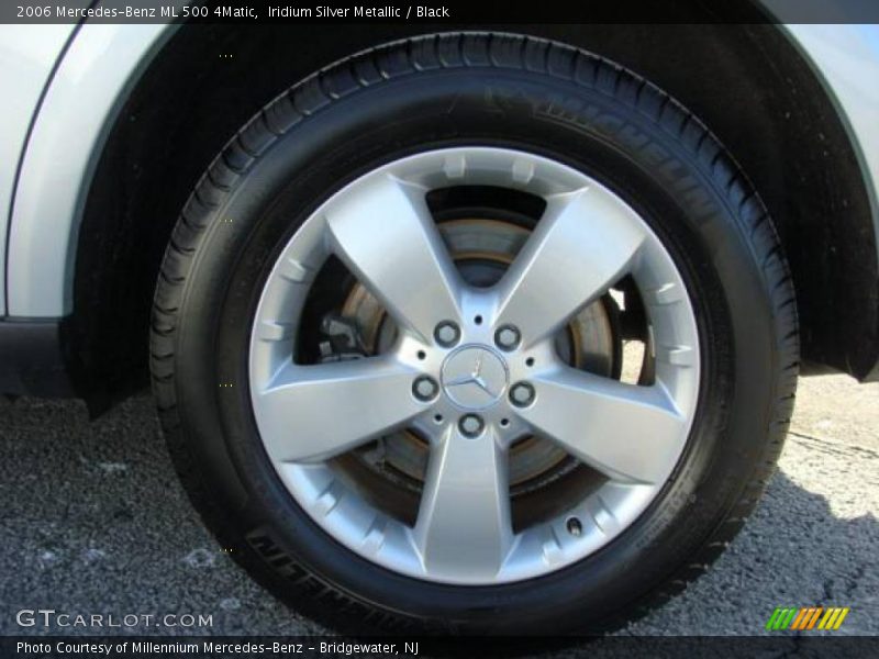 Iridium Silver Metallic / Black 2006 Mercedes-Benz ML 500 4Matic