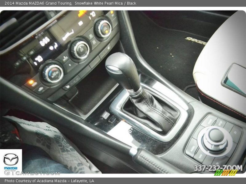 Snowflake White Pearl Mica / Black 2014 Mazda MAZDA6 Grand Touring